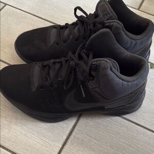 Nike Black Athletic high -Top Sneakers